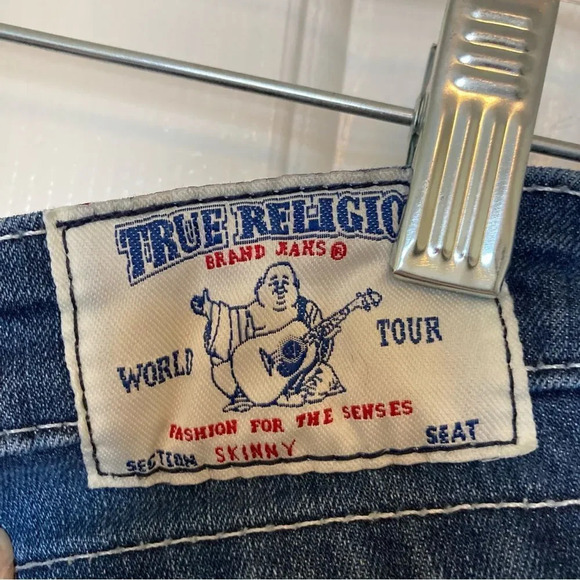 TRUE RELIGION Section Skinny Seat Jeans Size 28 - Picture 7 of 8